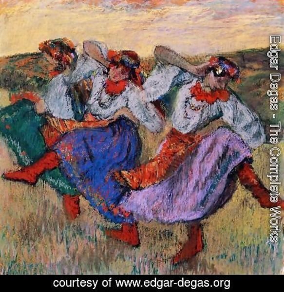 Edgar Degas - Russian Dancers, c.1899 2