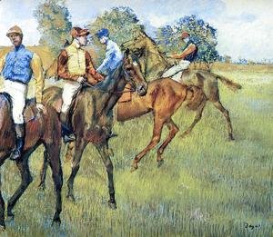 Edgar Degas - Race Horses I