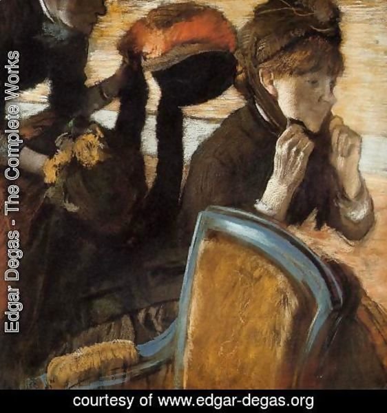 Edgar Degas - At the Milliner's II
