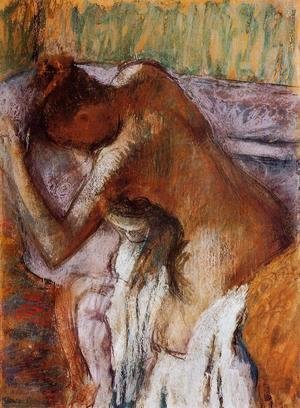 Edgar Degas - After the Bath XII