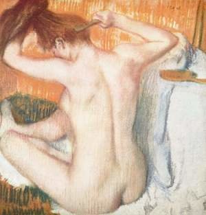 Edgar Degas - Woman Combing Her Hair