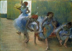 Dancers on a Bench, c.1898