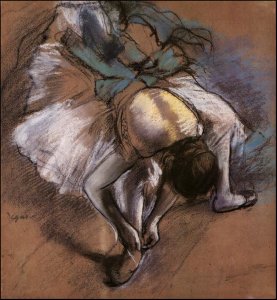 Dancer Fastening her Pump, c.1880-85