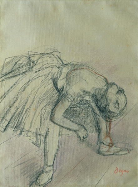 Dancer Fixing her Slipper, c.1865