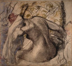 After the Bath or, Reclining Nude, c.1885