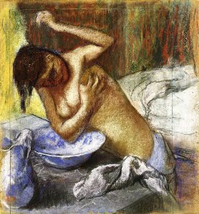 Woman Drying Her Arms