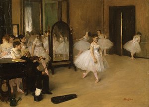 The Dancing Class probably 1871