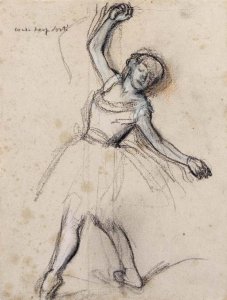 Danseuse en 'Quatrieme devant'