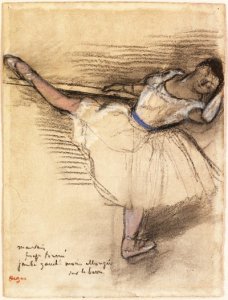 Danseuse pratiquant  la barre (Dancer practicing at the Bar)