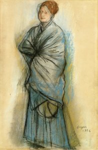 Femme En Bleu (Portrait De Mlle. Helene Rouart)