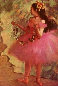 Dancer in pink dress