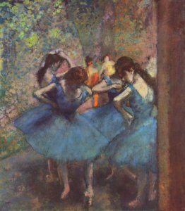 Dancers in blue, 1890