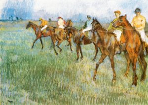 Jockeys in the Rain, c.1886