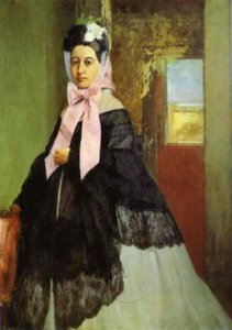 Therese de Gas (1842-95), sister of the artist, later Madame Edmond Morbilli, c.1863