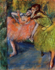 Two Dancers in the Foyer, c.1901