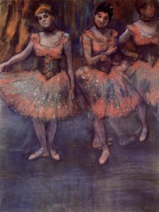 Three Dancers before Exercise