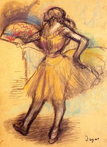 Dancer with a Fan (study)